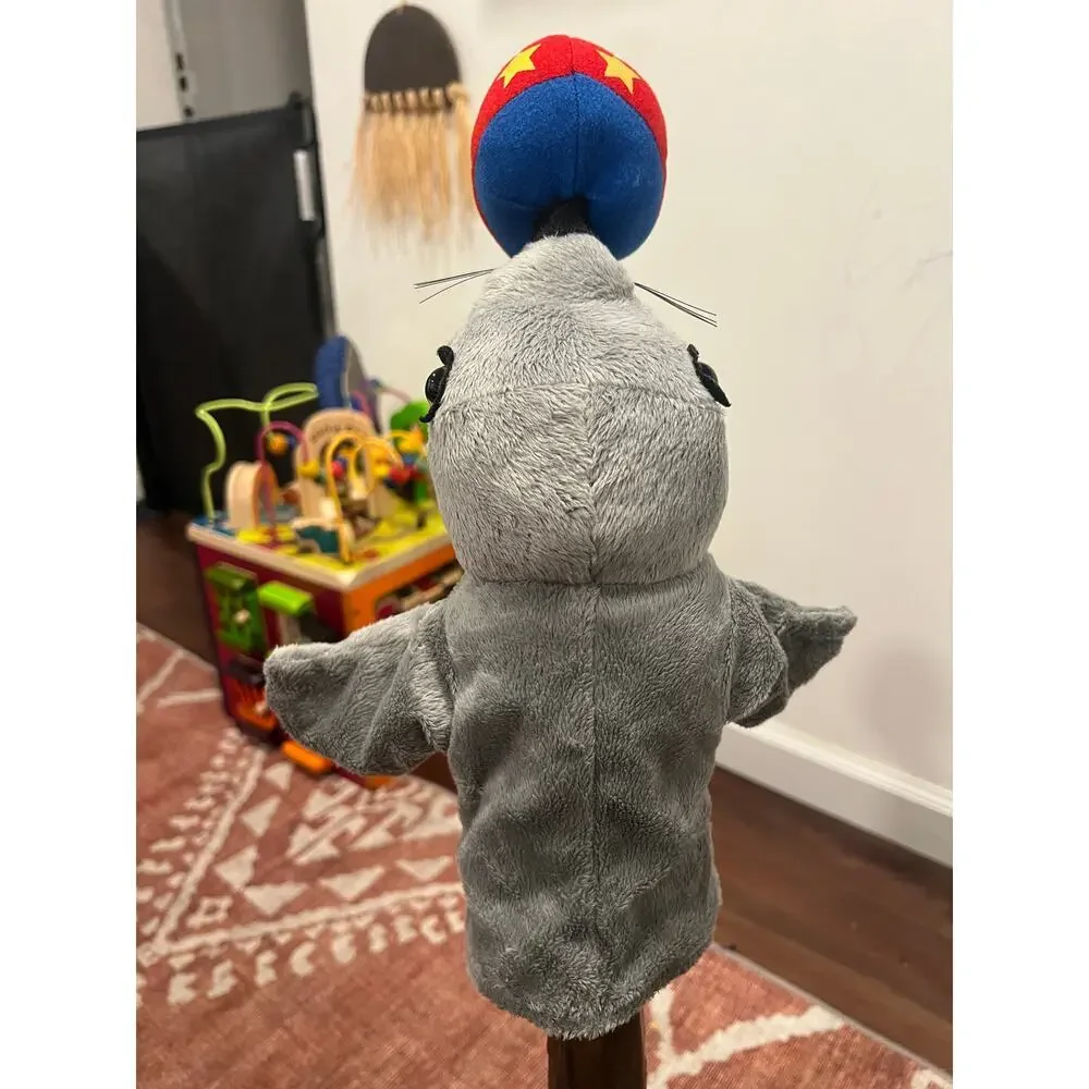Restoration Hardware Baby & Child Circus Hand Puppets Lion Seal Set